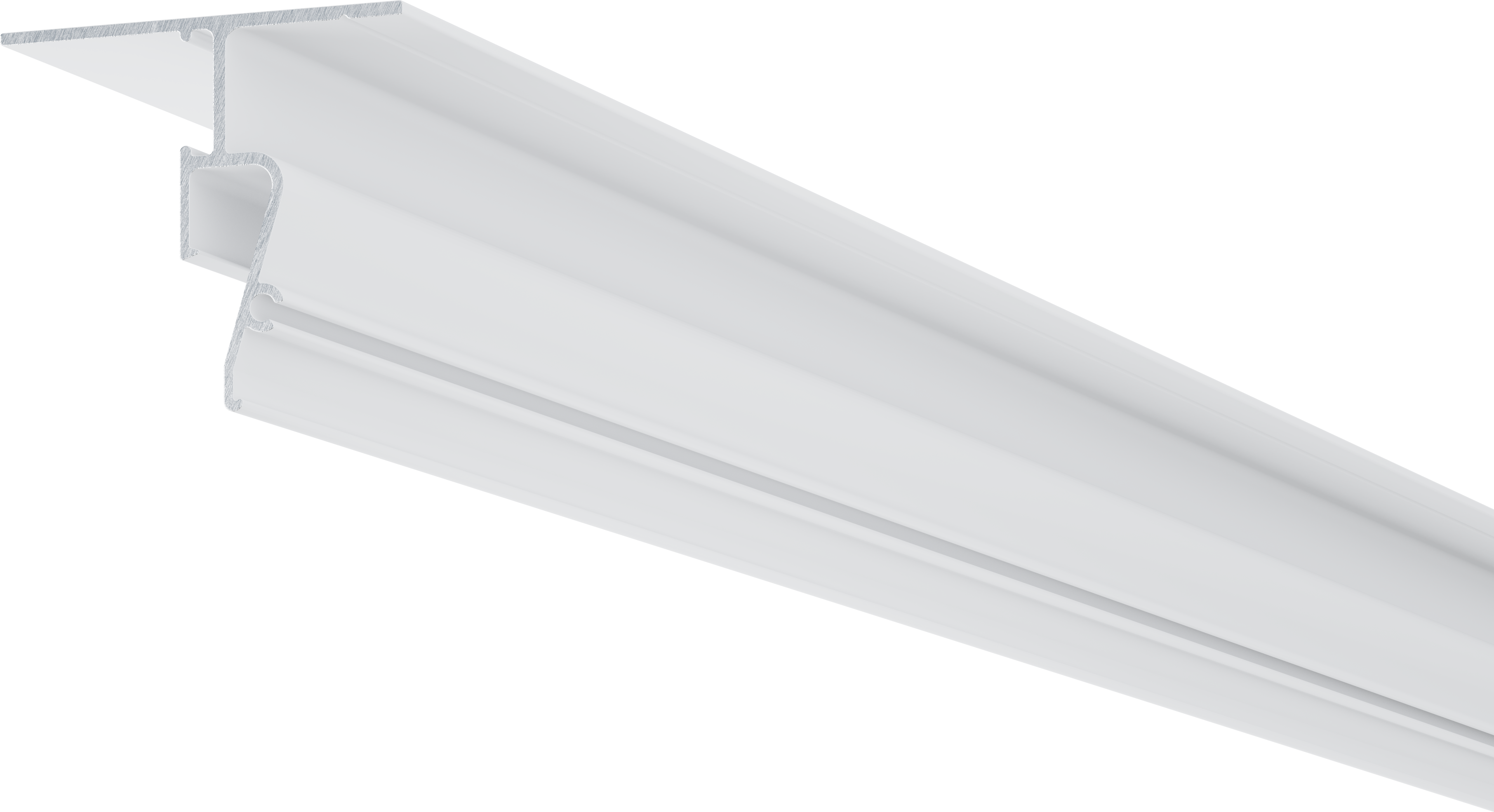 Профиль ALTEZA Contour Pro LED потолочный парящий под рассеиватель Белый (2,0м) 40 м/уп
